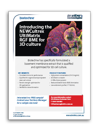 2627 3D Cell Culture Cultrex Flyer Cover